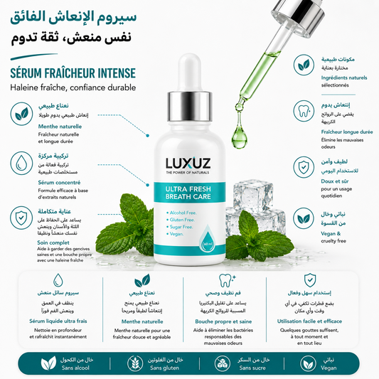 LUXUZ™ Ultra Fresh – Sérum Fraîcheur Haleine