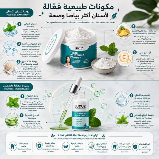 LUXUZ™ – Pack Blancheur & Haleine Fraîche
